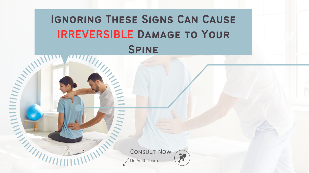 Your spine is sending you warning signs about distress. Ignoring these early symptoms could lead to permanent damage. Make your spinal health a priority today.